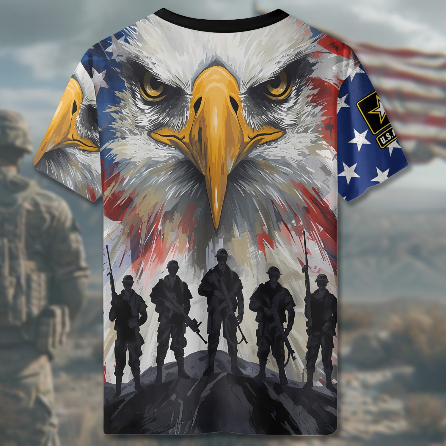 U.S. Army This We’ll Defend Proud Military Veteran Legacy of Honor Service All-over Print T-Shirt