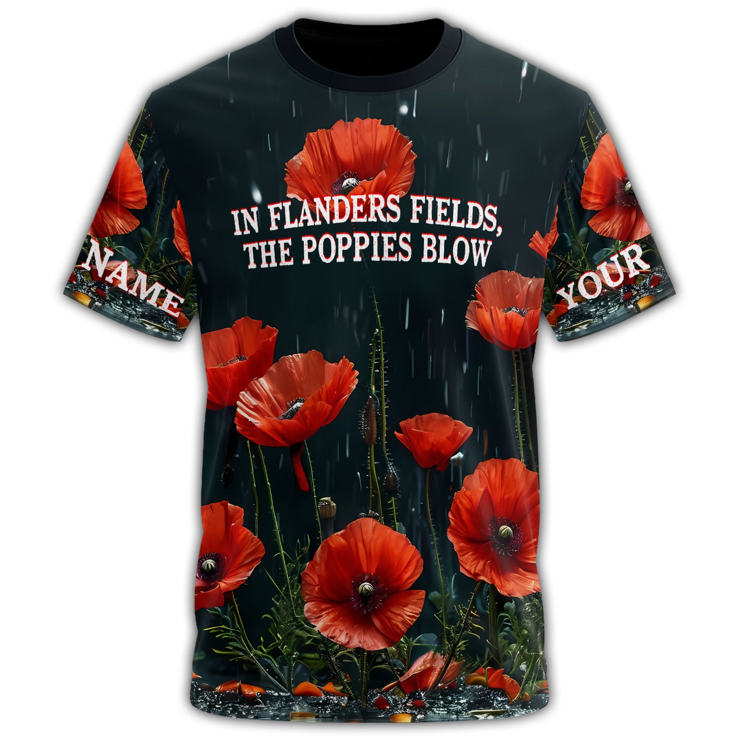 In Flanders All-over Print Personalized T-Shirt Secondary image