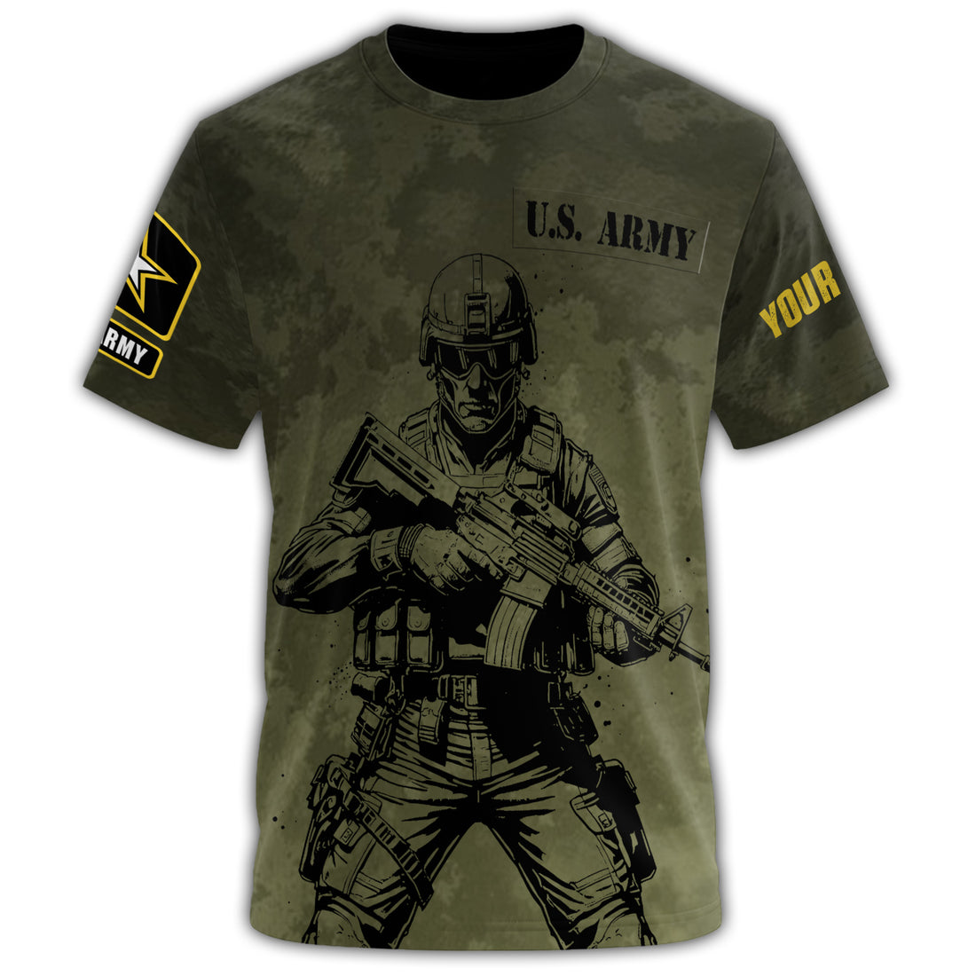 U.S. Army I All-over Print Personalized T-Shirt