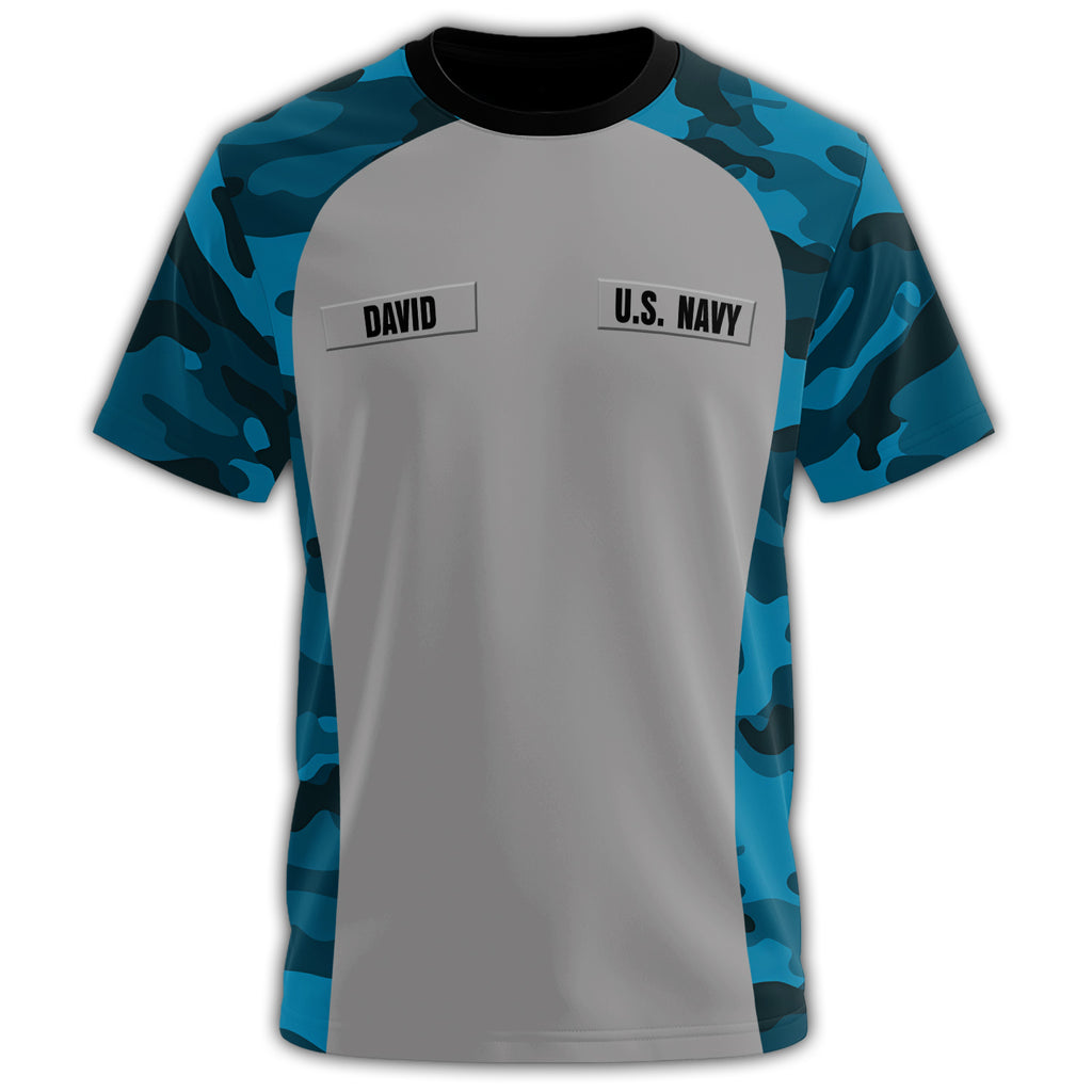 U.S. Navy I Served My Country What Did You Do? All-over Print Personalized T-Shirt