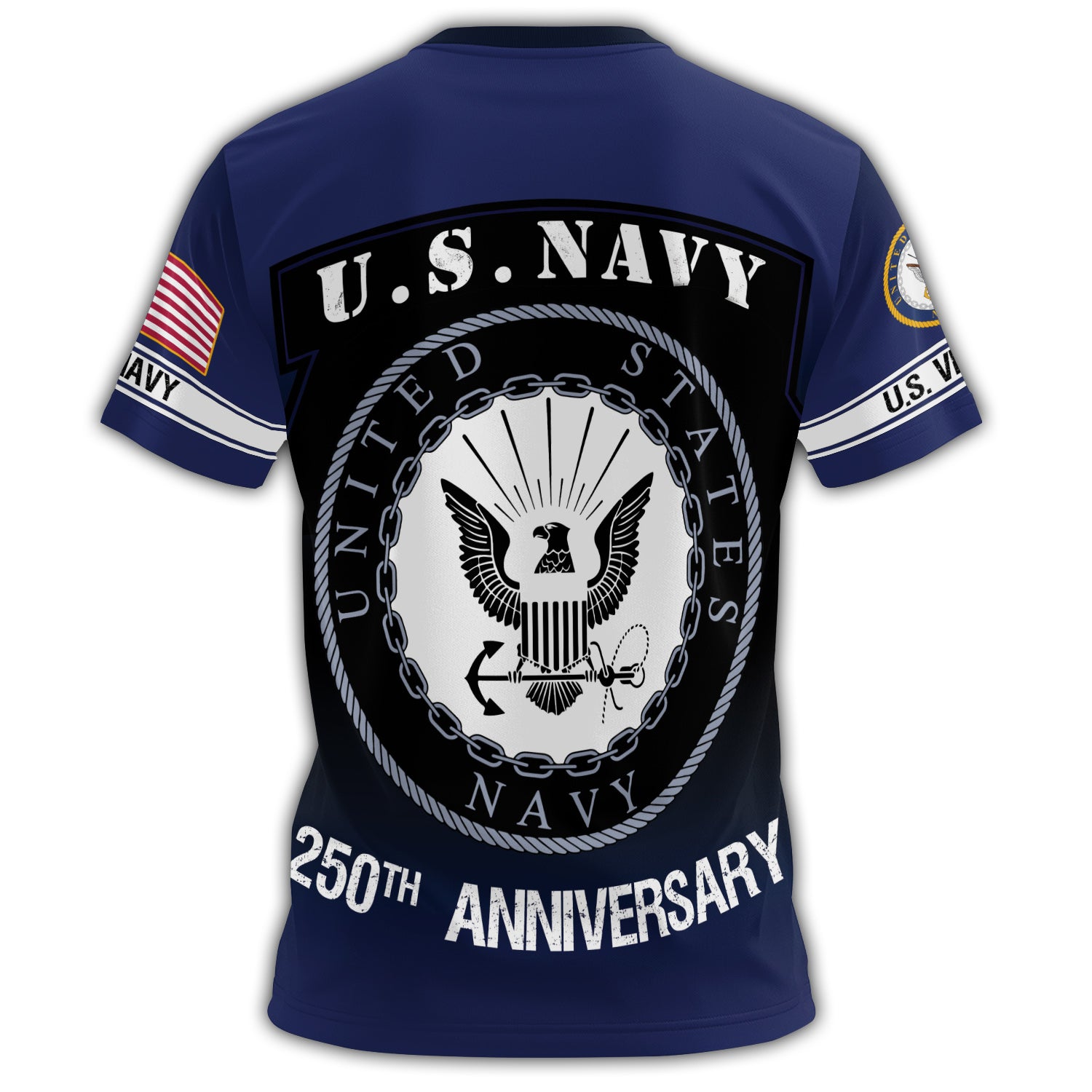 U.S. Navy 250th Anniversary All-over Print T-Shirt