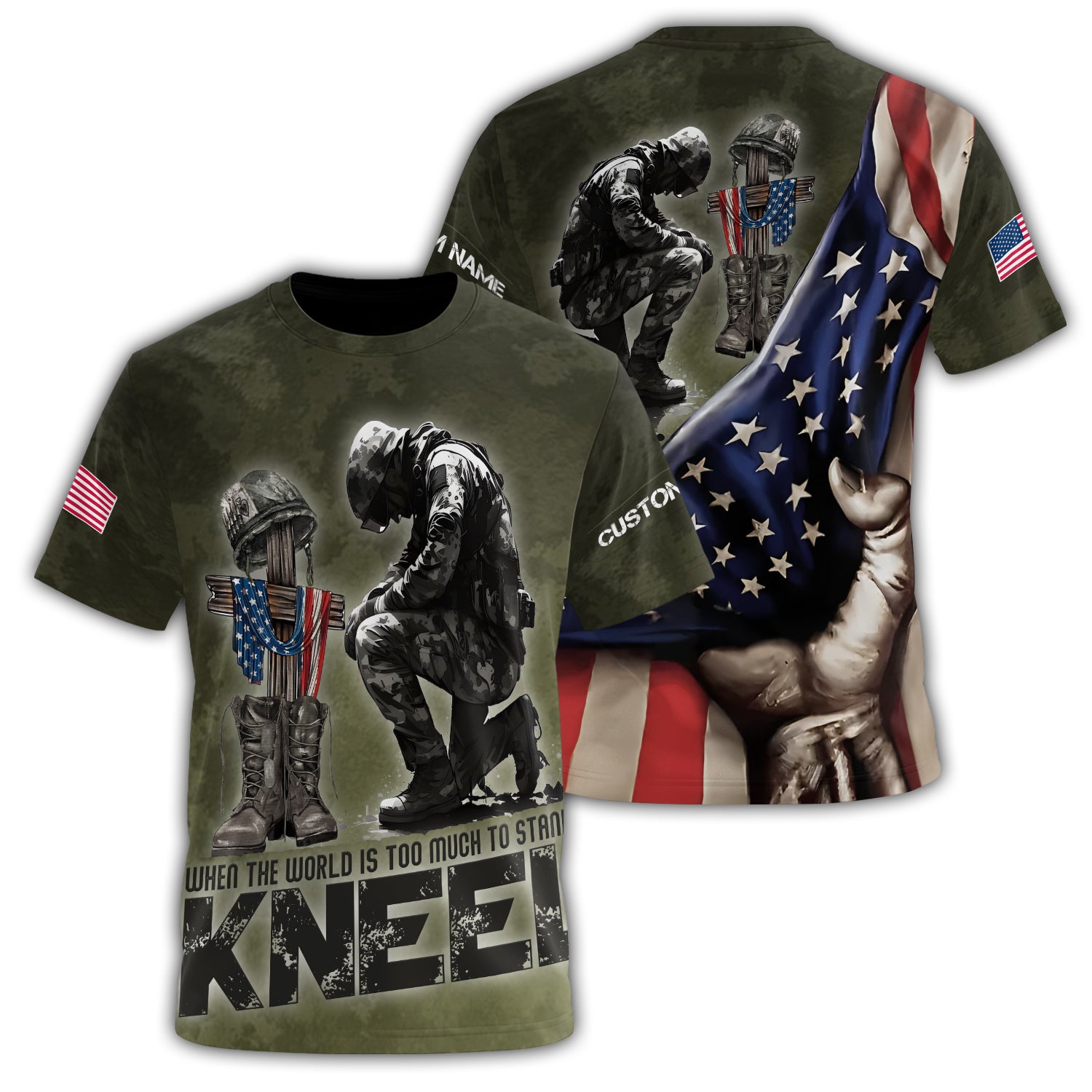 When the World All-over Print Personalized T-Shirt