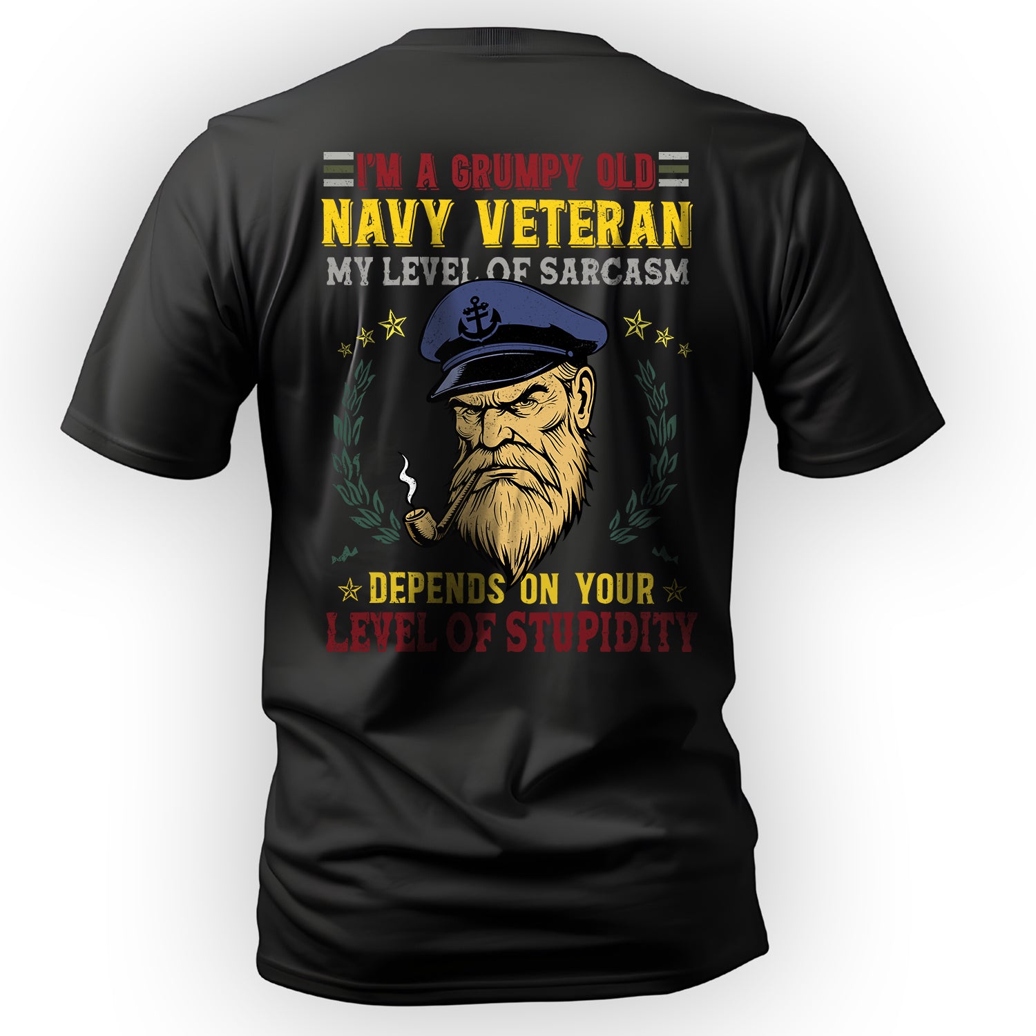 I'm a Grumpy Old Navy Veteran My Level of T-Shirt