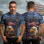 US Navy Veteran American Flag Bald Eagle All-over Print Personalized T-Shirt