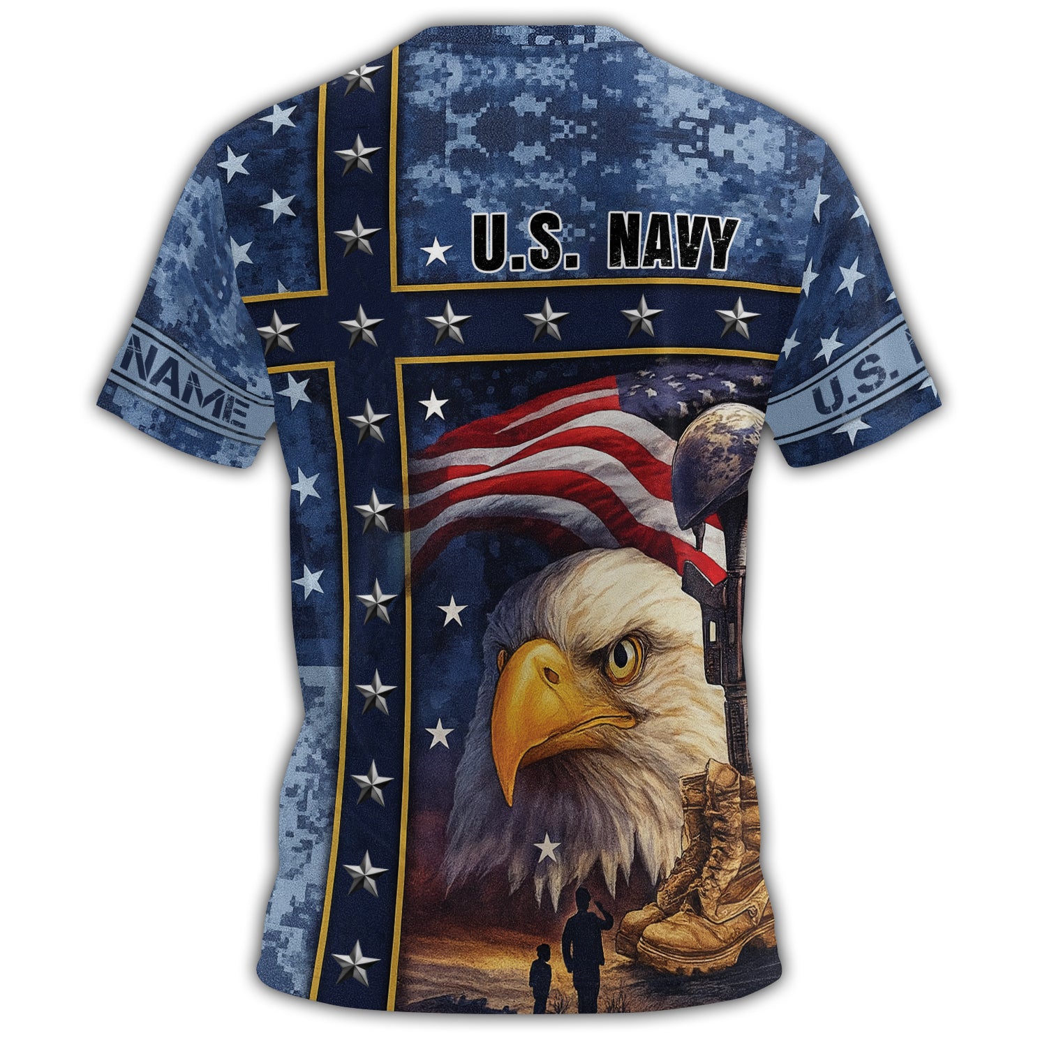 US Navy honor All-over Print Personalized T-Shirt