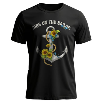 Dibs on the Sailor Sunflower Anchor US T-Shirt