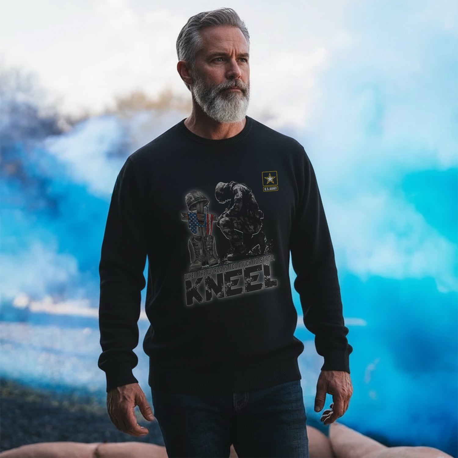 When the World Is Too Much to Stand Sweatshirt