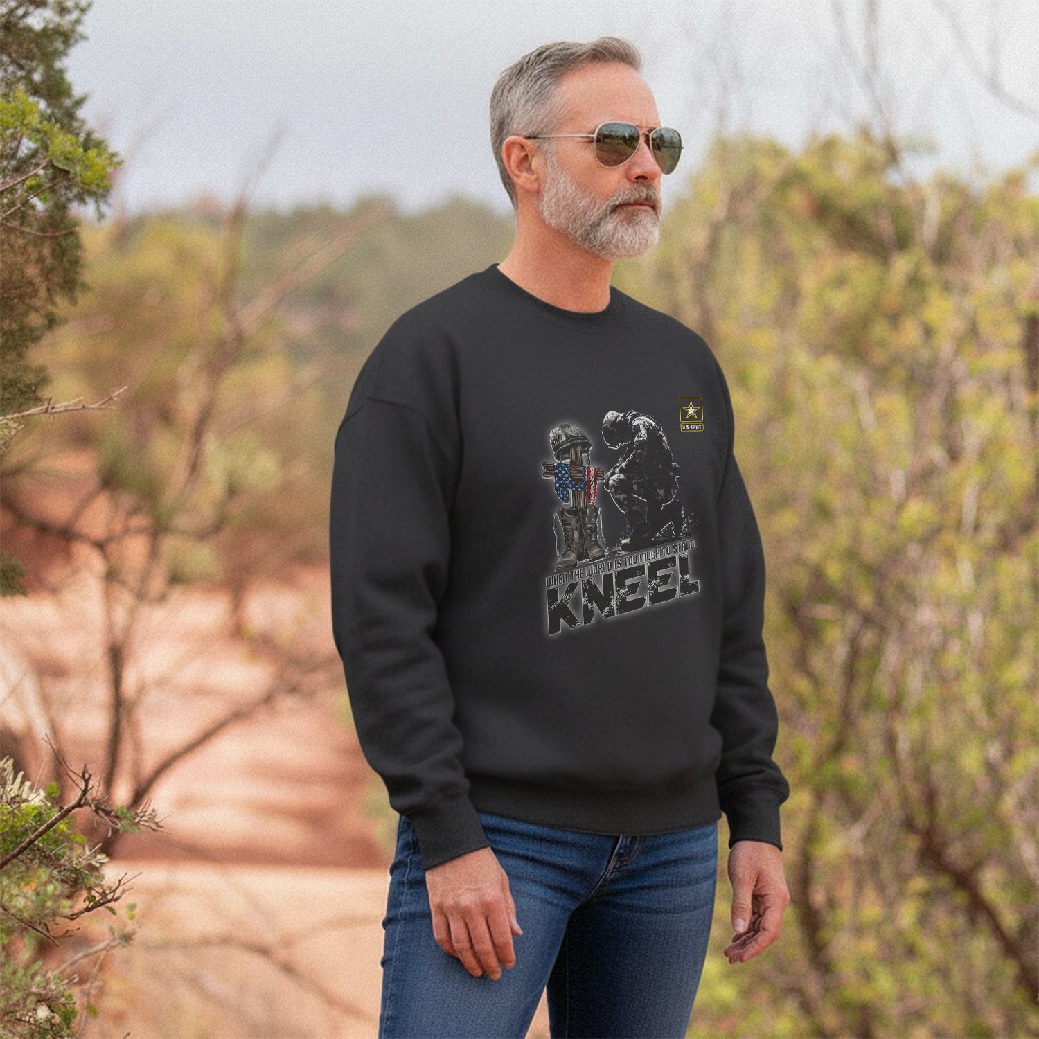 When the World Is Too Much to Stand Sweatshirt