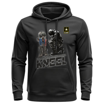 When the World Is Too Much to Stand Kneel Hoodie