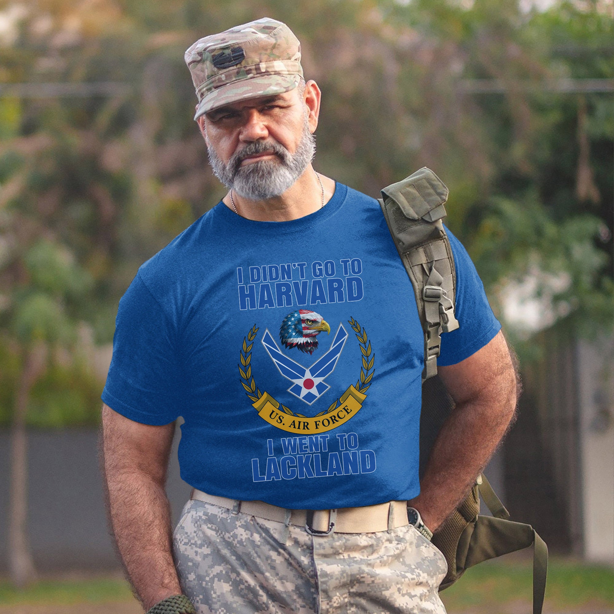 I Didn't Go to Harvard I Went to Lackland T-Shirt