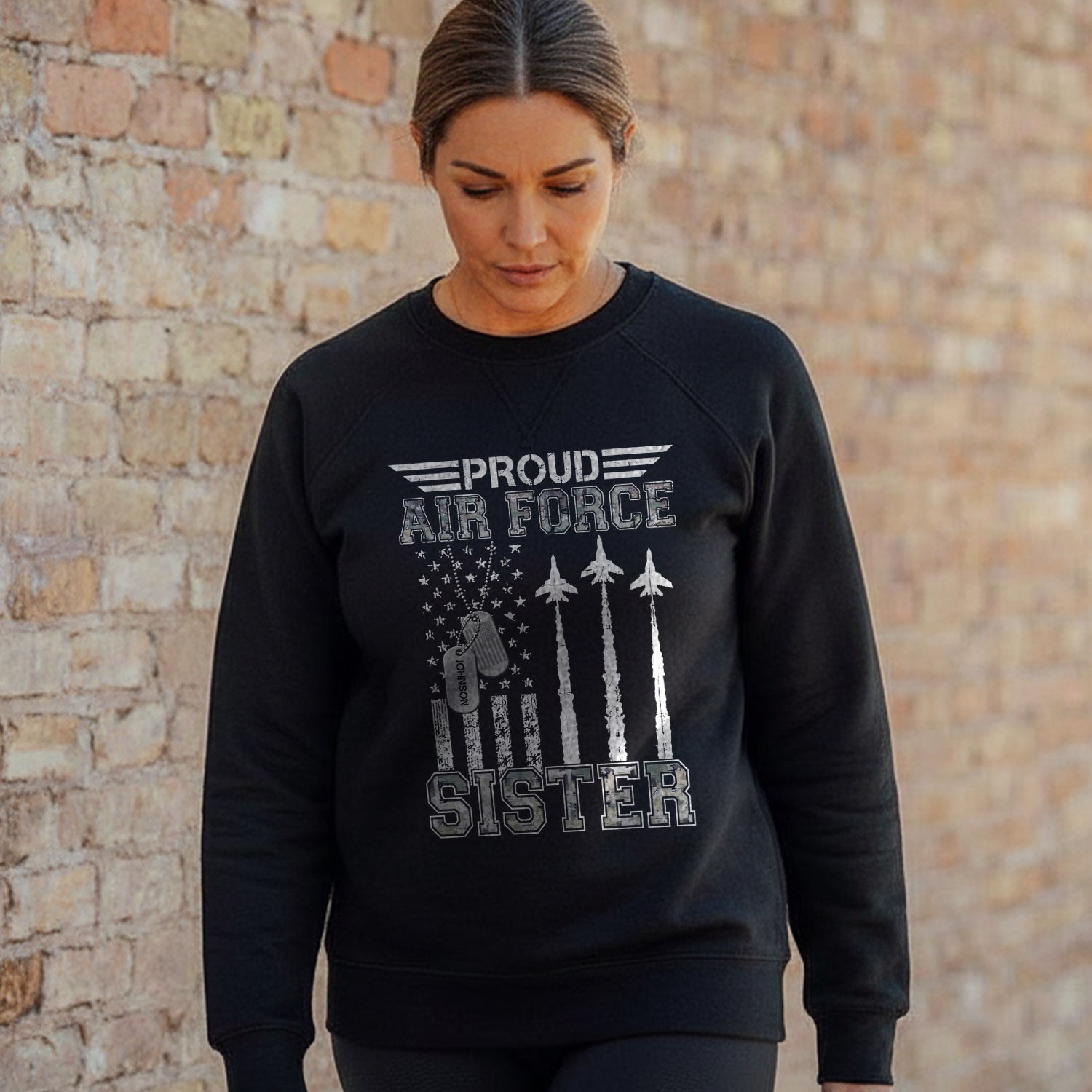 Proud Air Force Mom US Air Personalized Sweatshirt