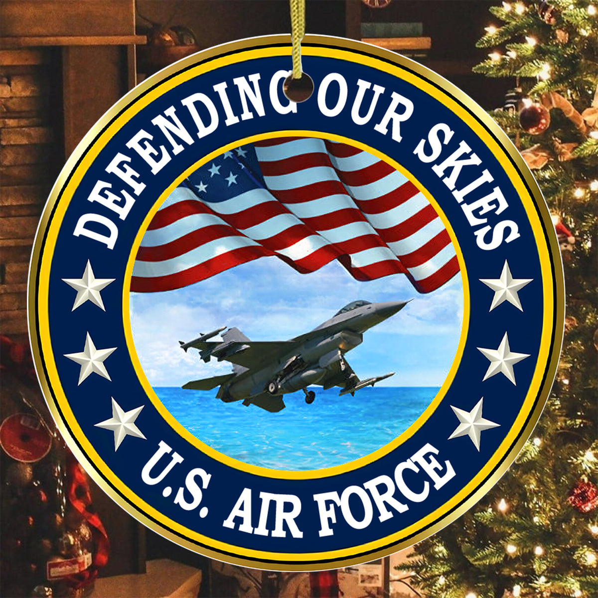 US Air Force Honor Service Ornament Main image