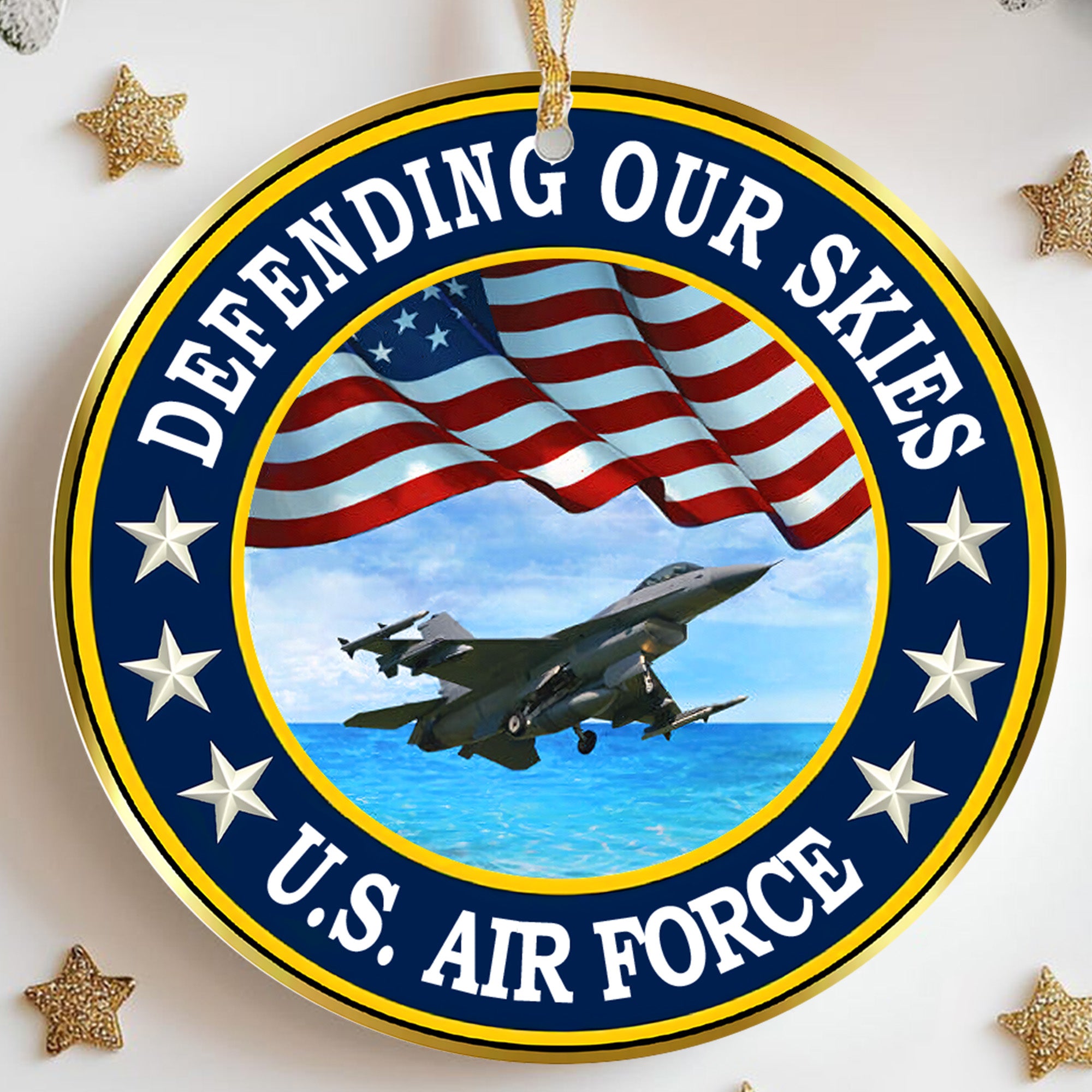 US Air Force Honor Service Ornament Secondary image