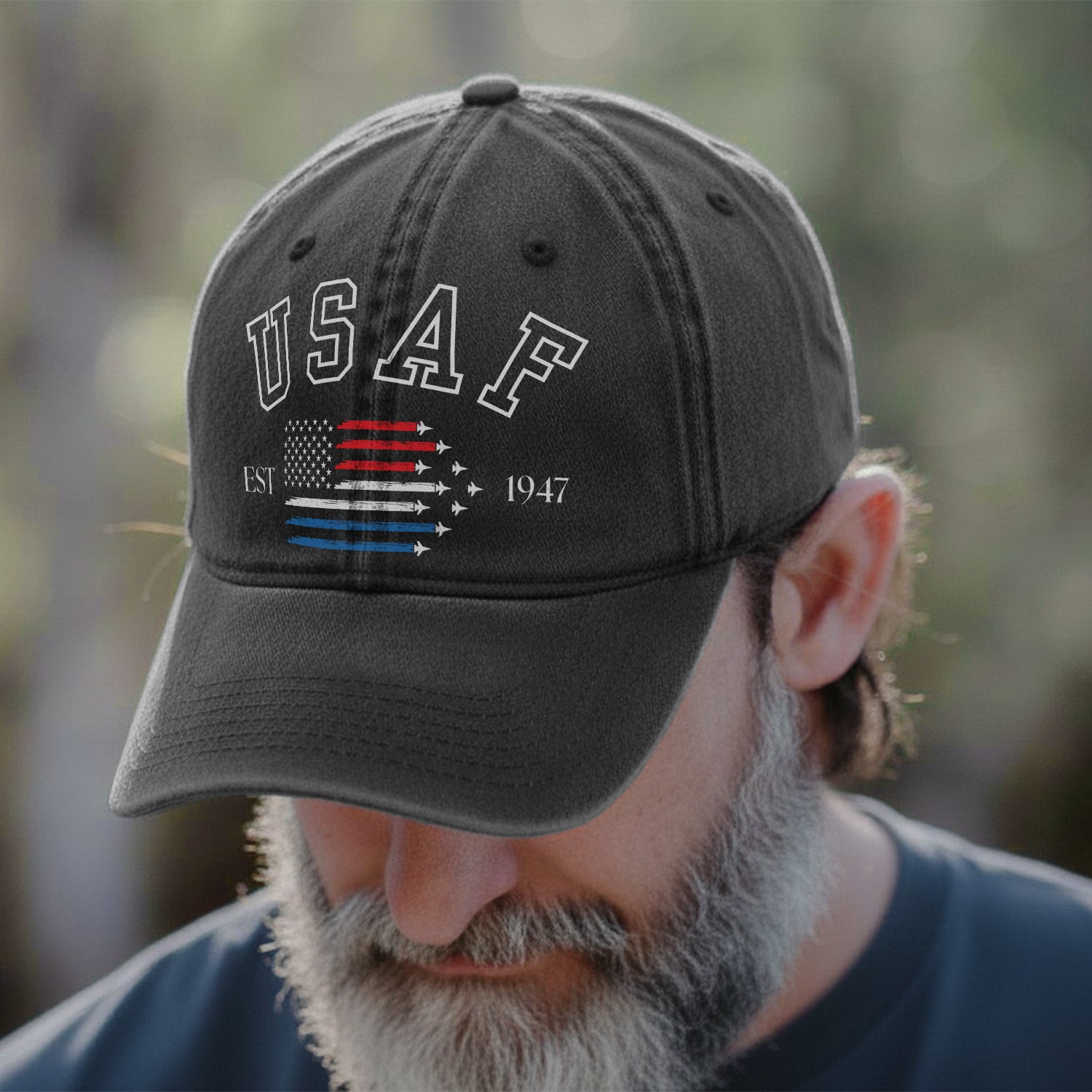 USAF Veteran Pride Baseball Cap Secondary image
