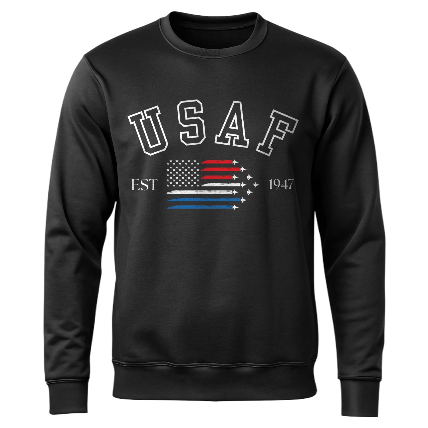 USAF Est 1947 US Air Force Military Sweatshirt