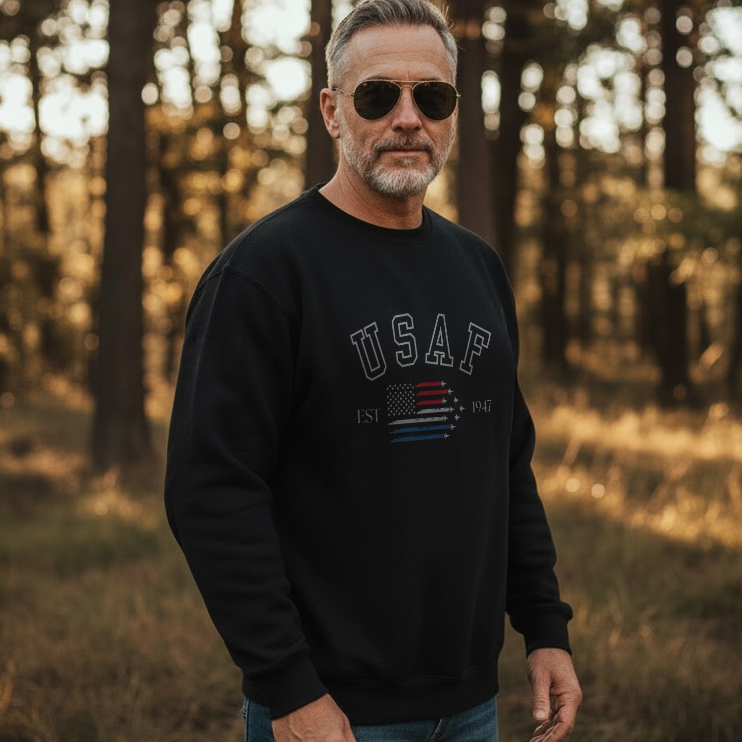 USAF Est 1947 US Air Force Military Sweatshirt