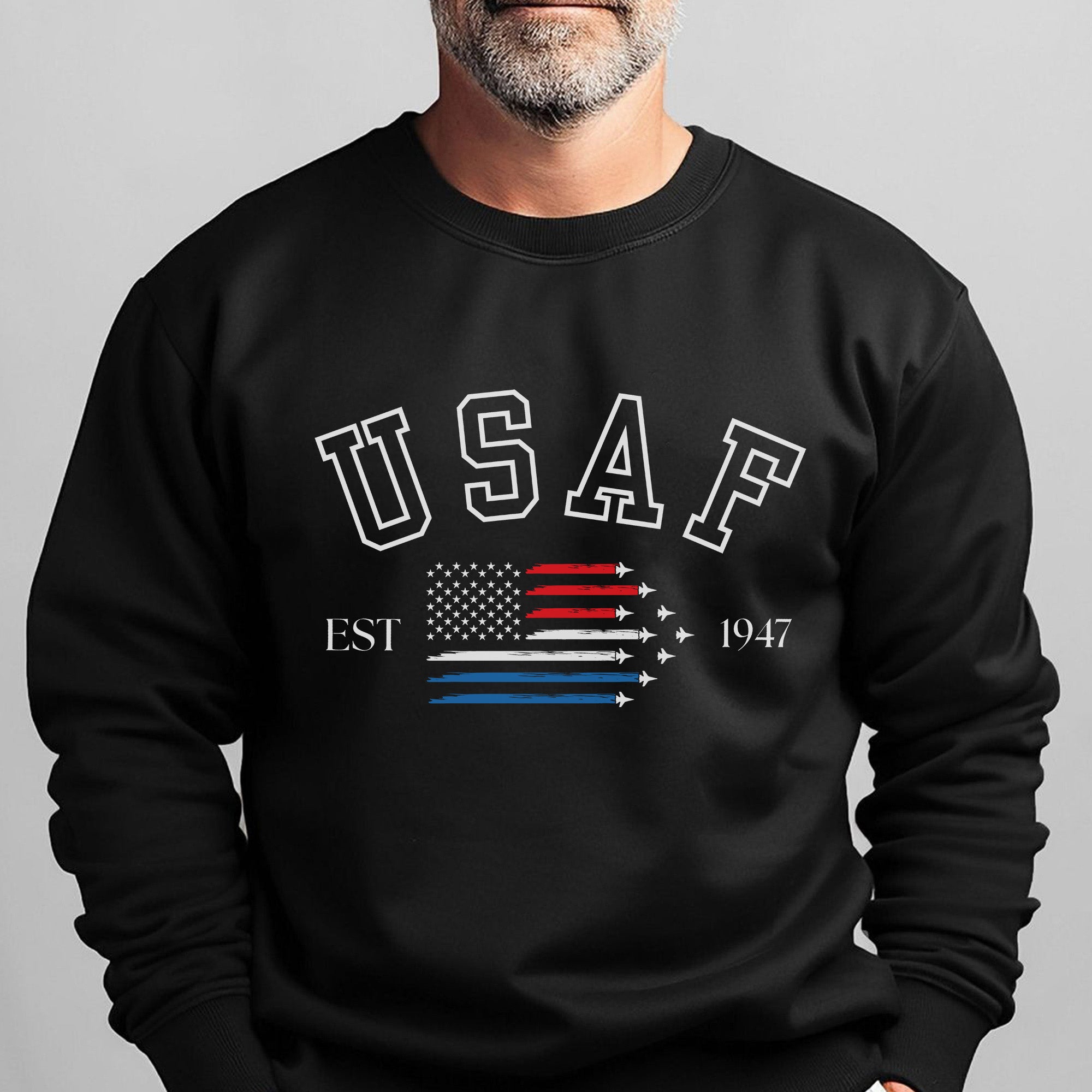 USAF Est 1947 US Air Force Military Sweatshirt