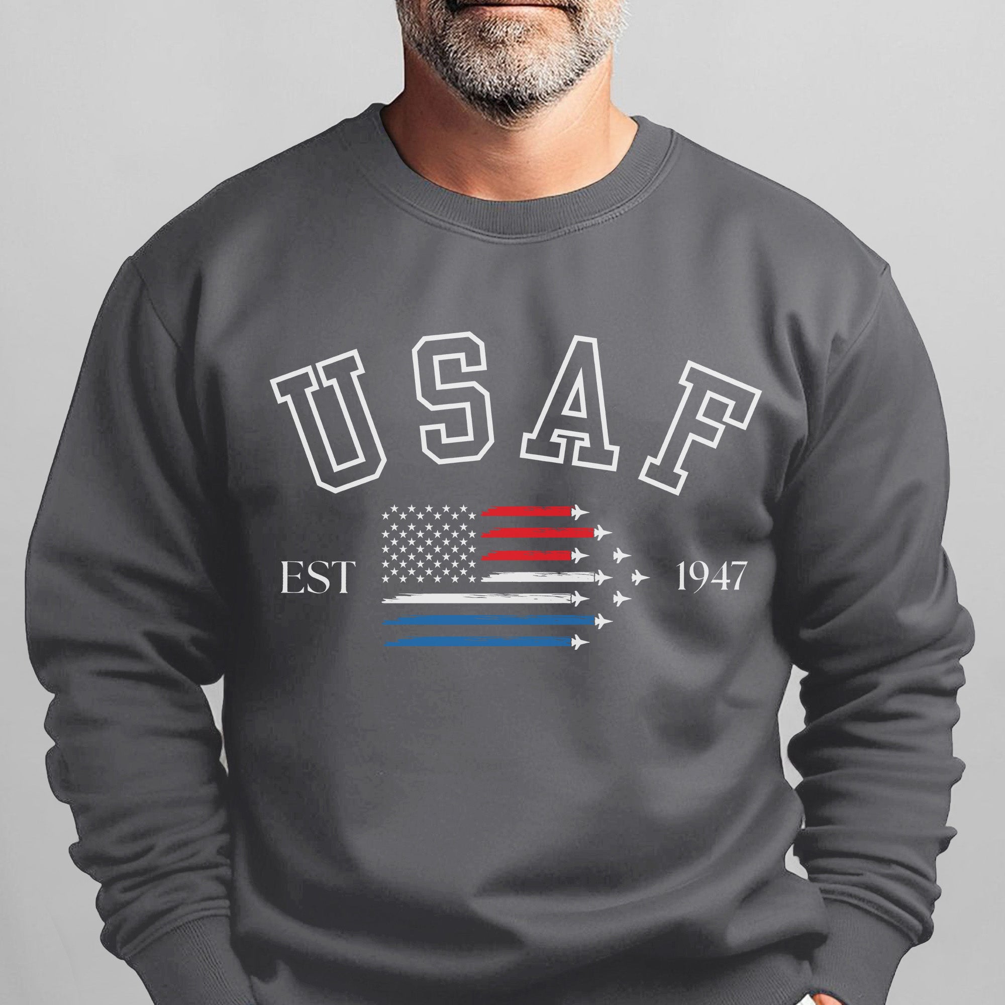 USAF Est 1947 US Air Force Military Sweatshirt