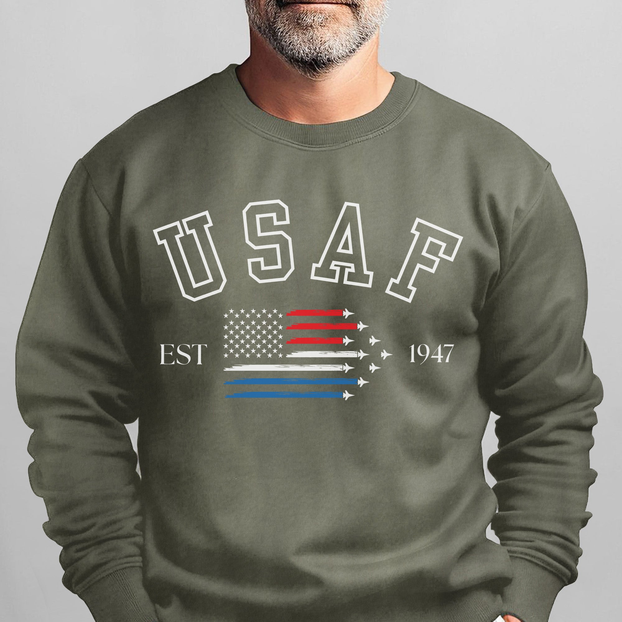 USAF Est 1947 US Air Force Military Sweatshirt