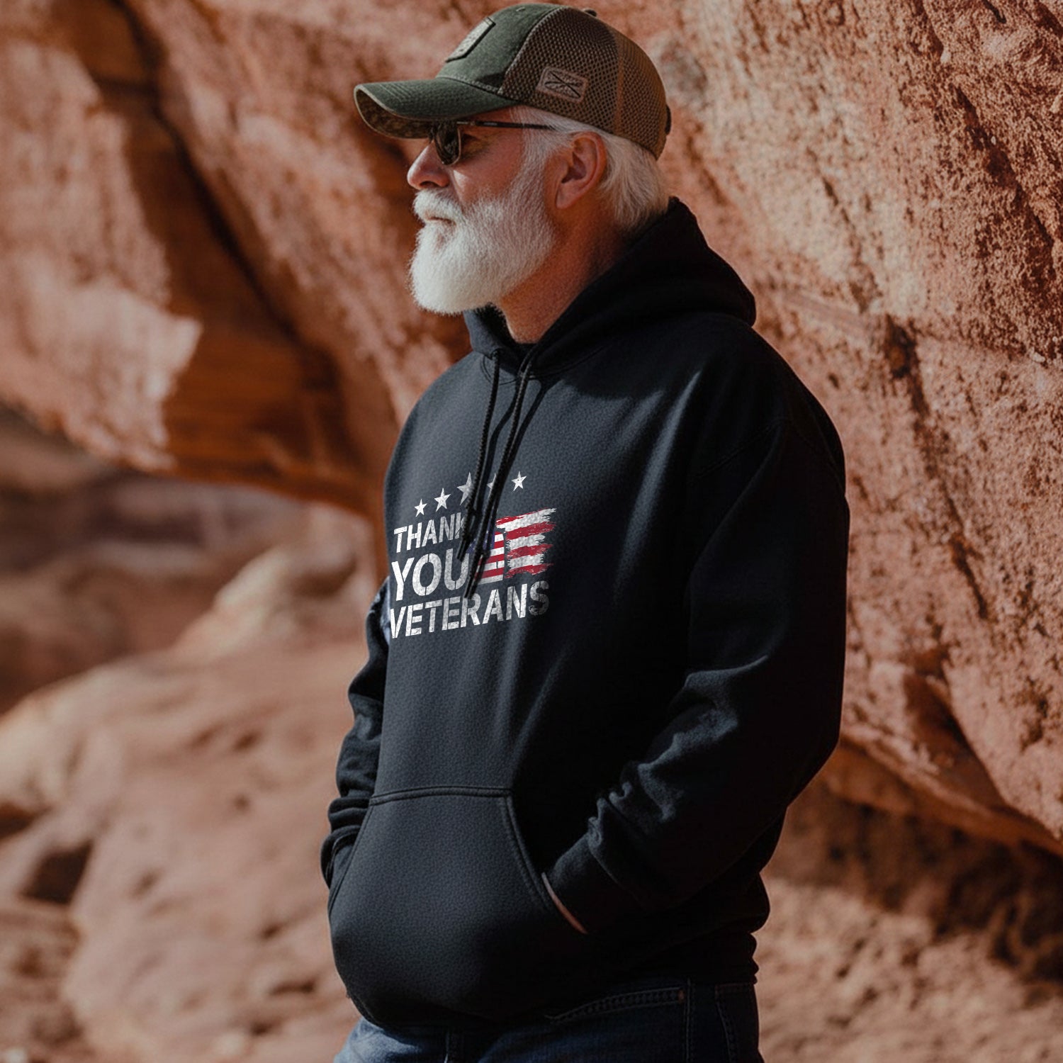 Thank You Veterans Memorial Day Veterans Hoodie