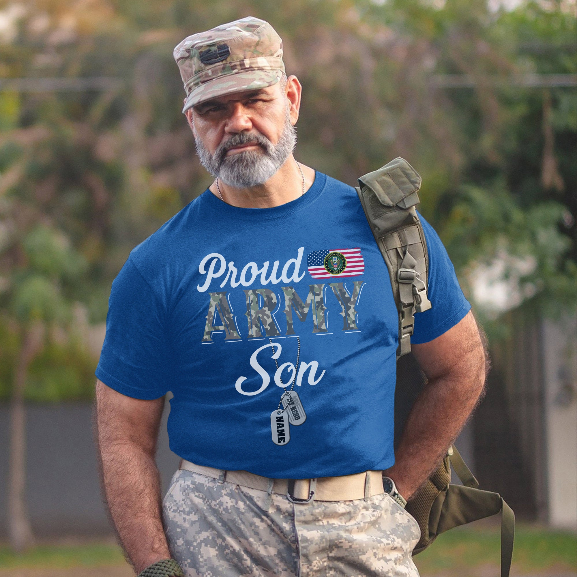 Proud Army Family Army Dad Military Family Graduation Gift  Personalized T-Shirt