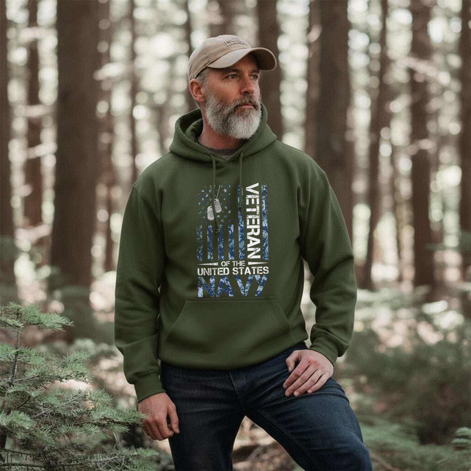 Veteran of the United States Navy Military Hoodie