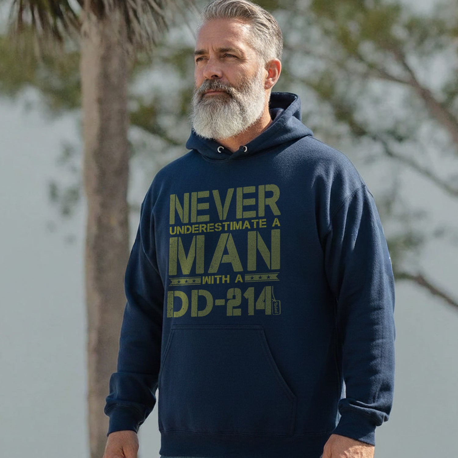 Never Underestimate a Man With Personalized Hoodie