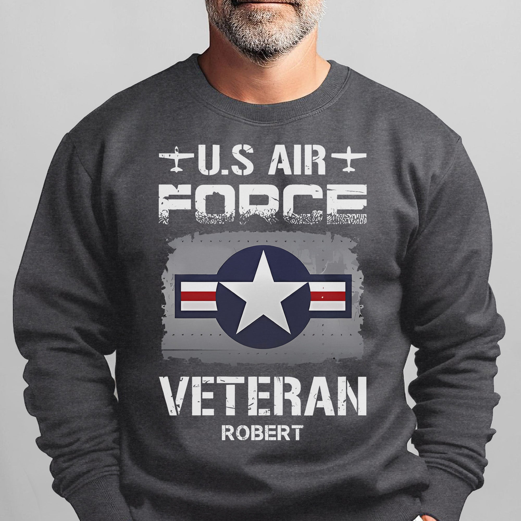 US Air Force Veteran Personalized Sweatshirt