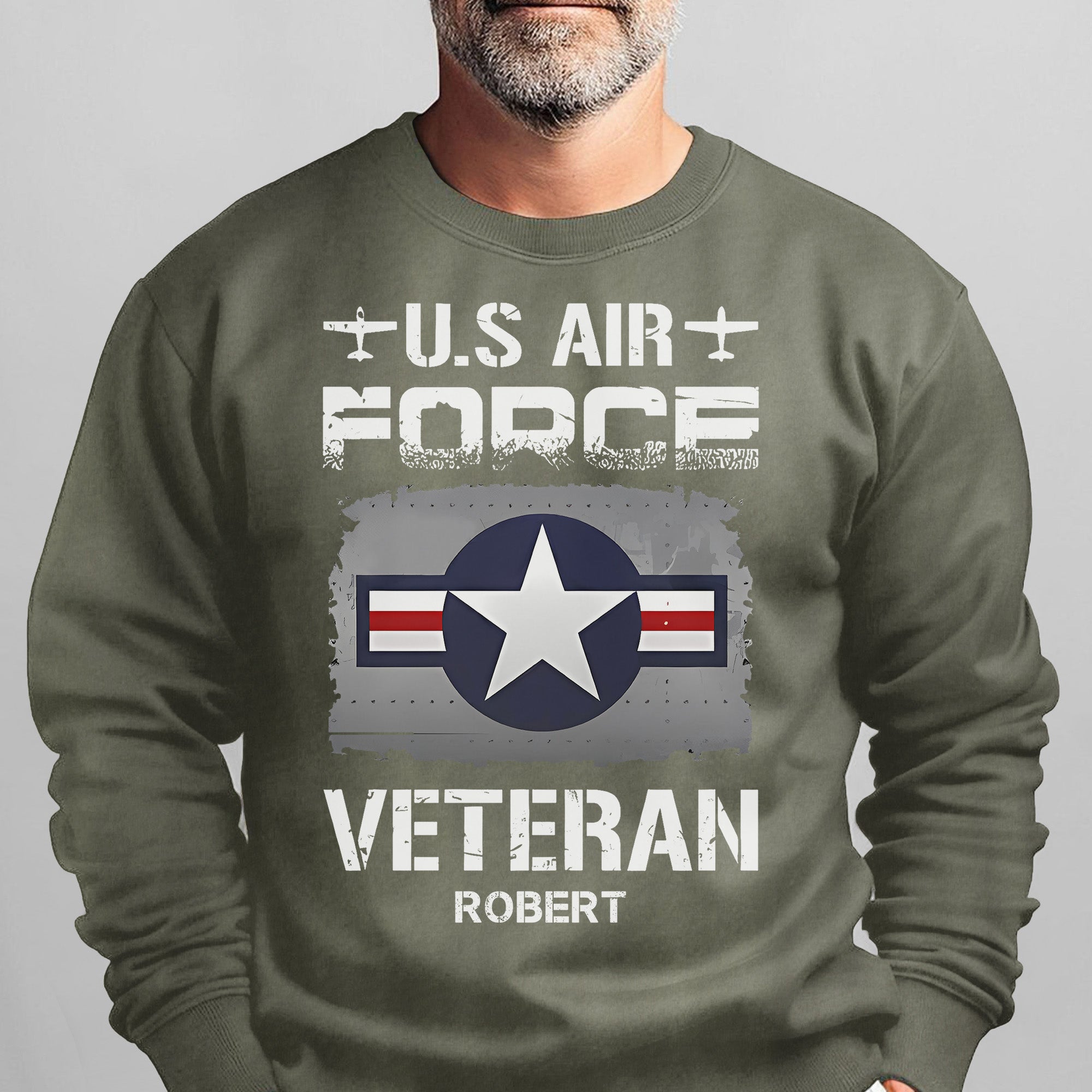US Air Force Veteran Personalized Sweatshirt