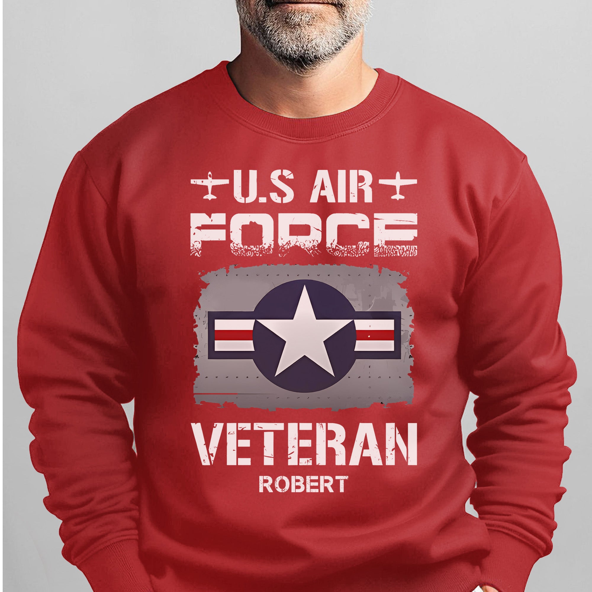 US Air Force Veteran Personalized Sweatshirt