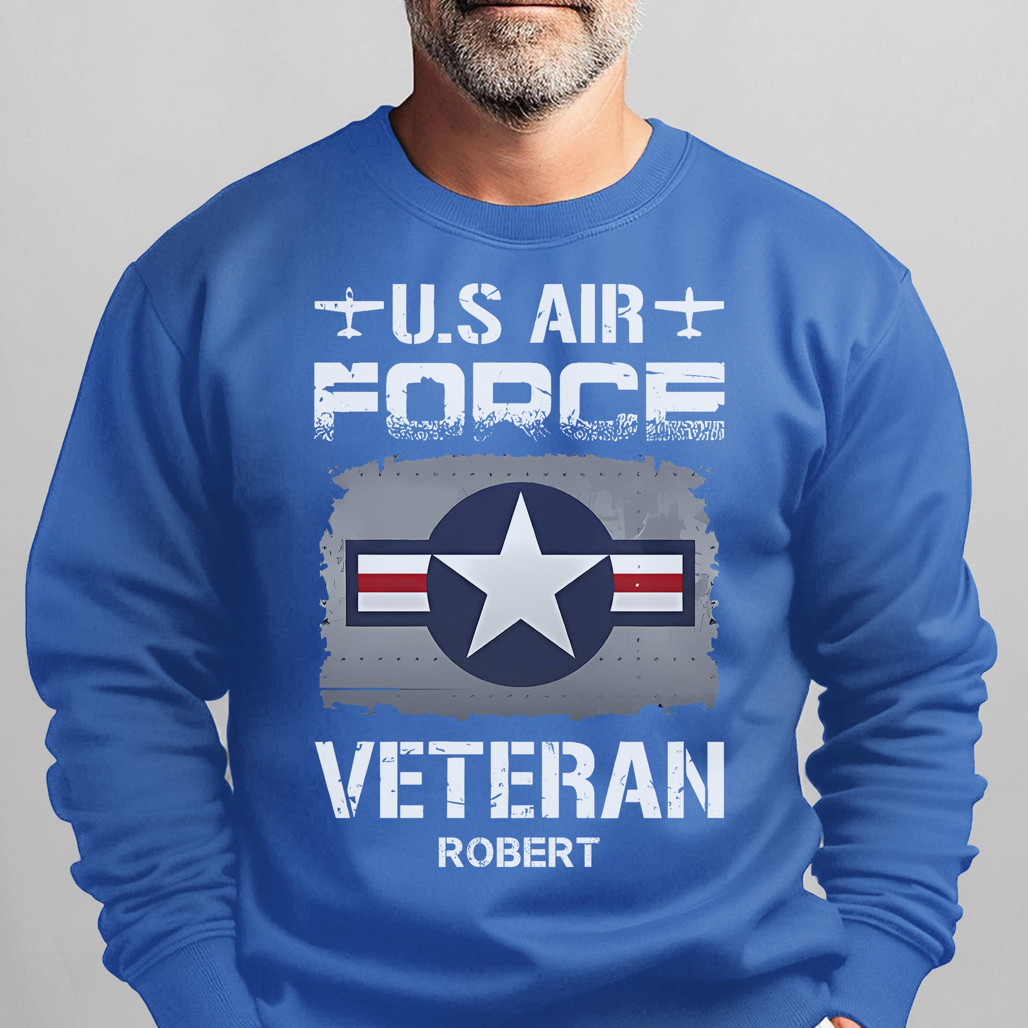 US Air Force Veteran Personalized Sweatshirt