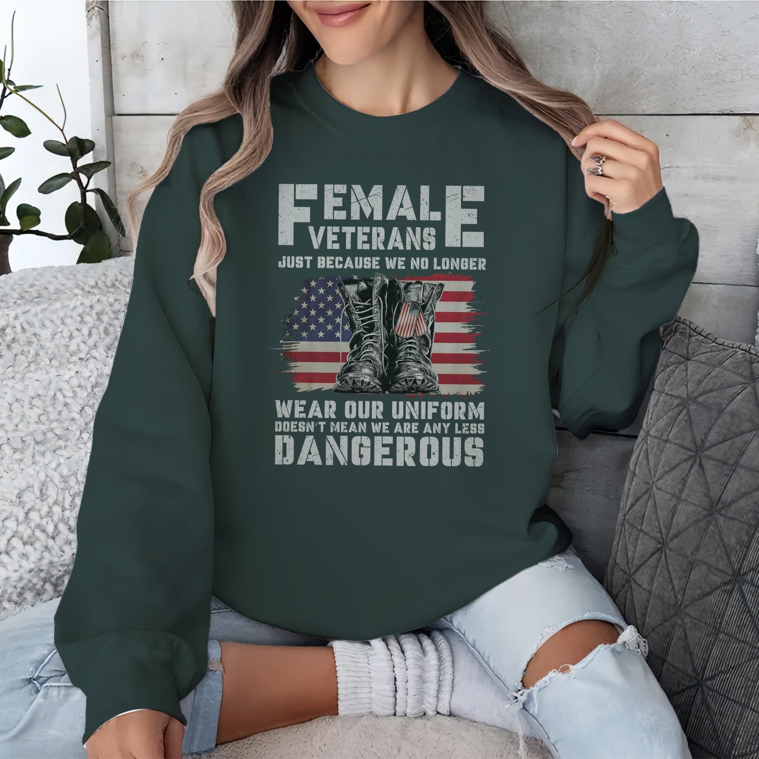 Once Upon a Time There Was a Woman Who Sweatshirt