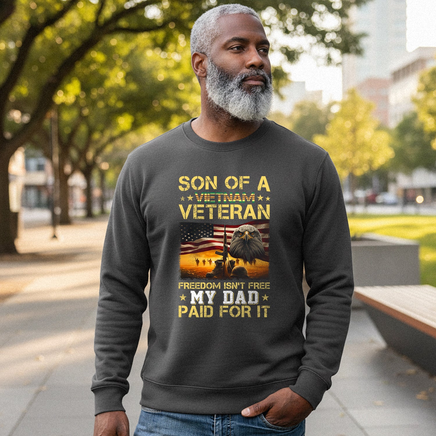 Son of a Vietnam Veteran Freedom Isn't Sweatshirt