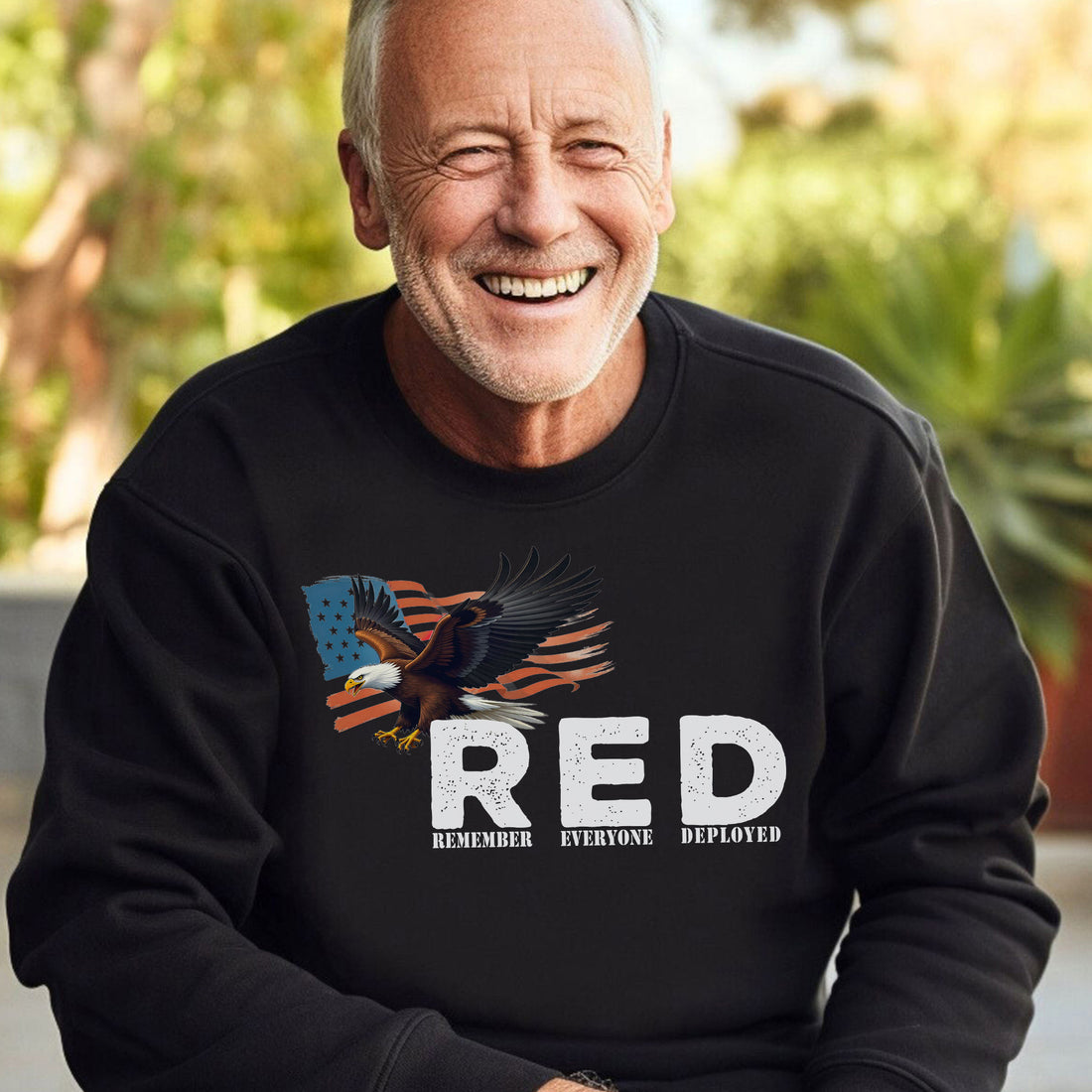 RED Remember Everyone Deployed Proud US Military Veteran Support Red Friday Sweatshirt