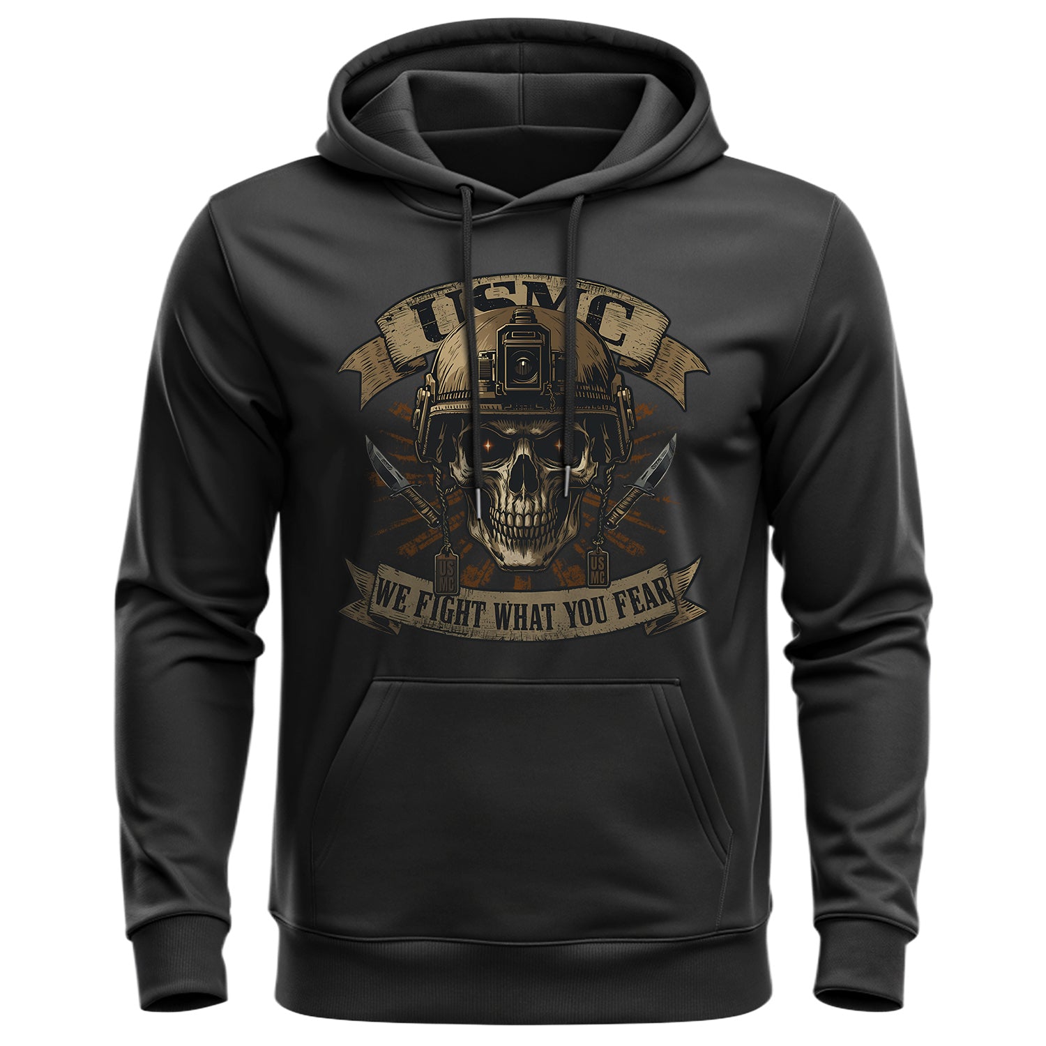 USMC We Fight What You Fear United States Hoodie