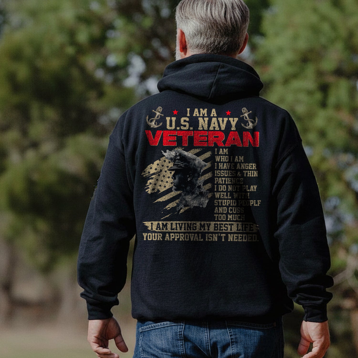 I Am a US Navy Veteran I Have Anger Issues Hoodie