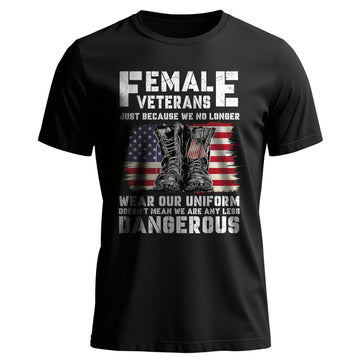 Female Veterans No Longer Wear Uniform T-Shirt