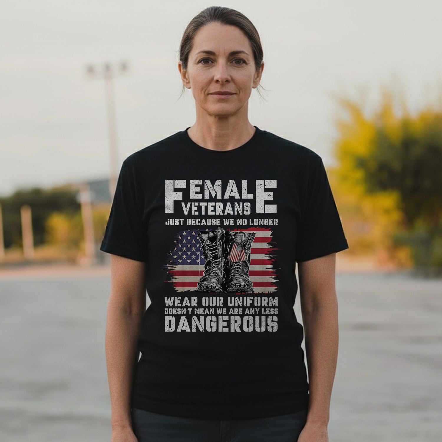 Female Veterans No Longer Wear Uniform T-Shirt