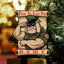 USMC Bulldog Veteran Acrylic Ornament