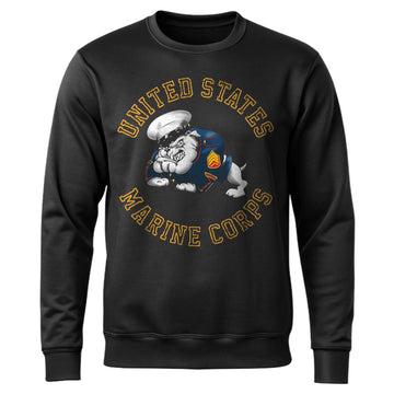 Bulldog United States Marine Corps USMC Sweatshirt