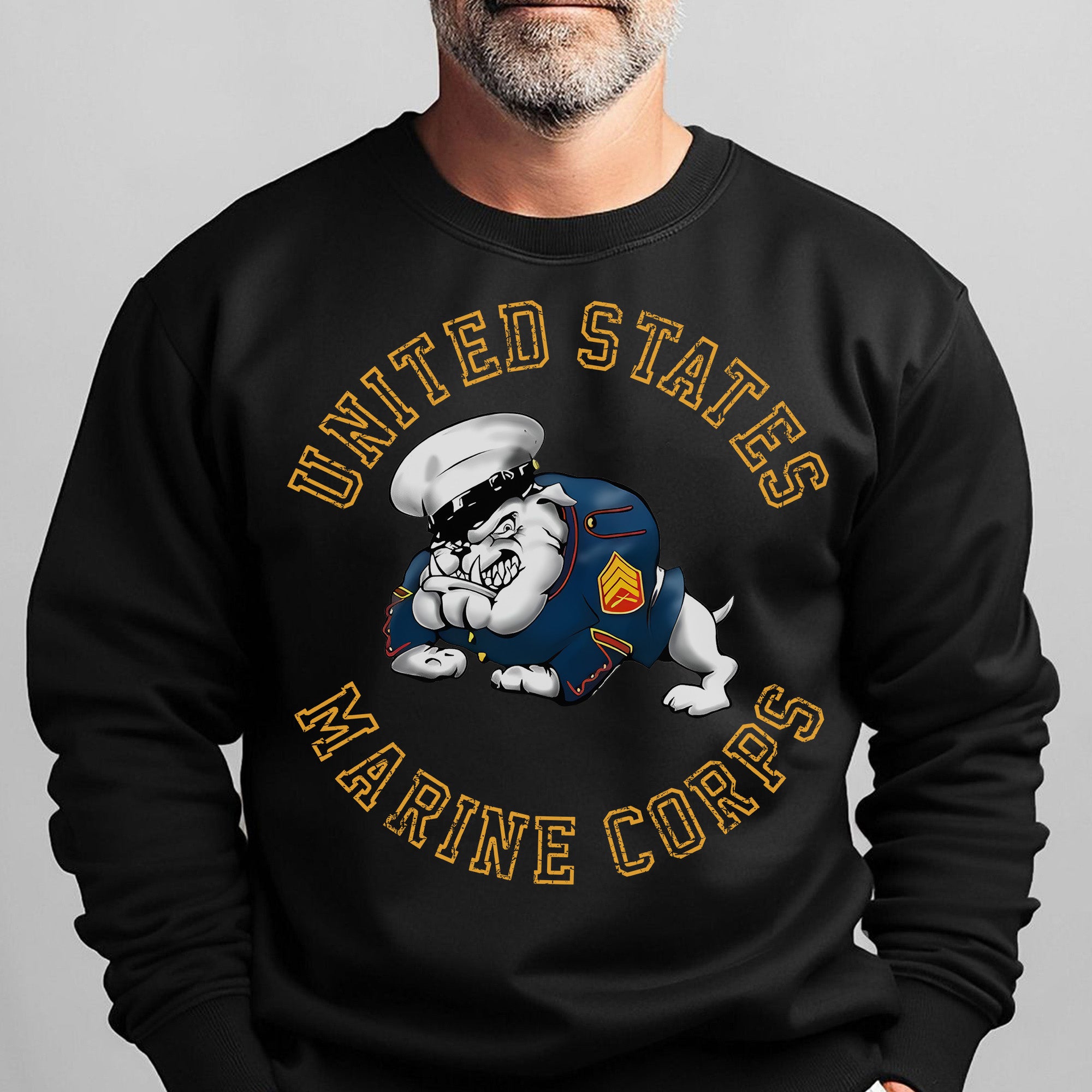 Bulldog United States Marine Corps USMC Sweatshirt