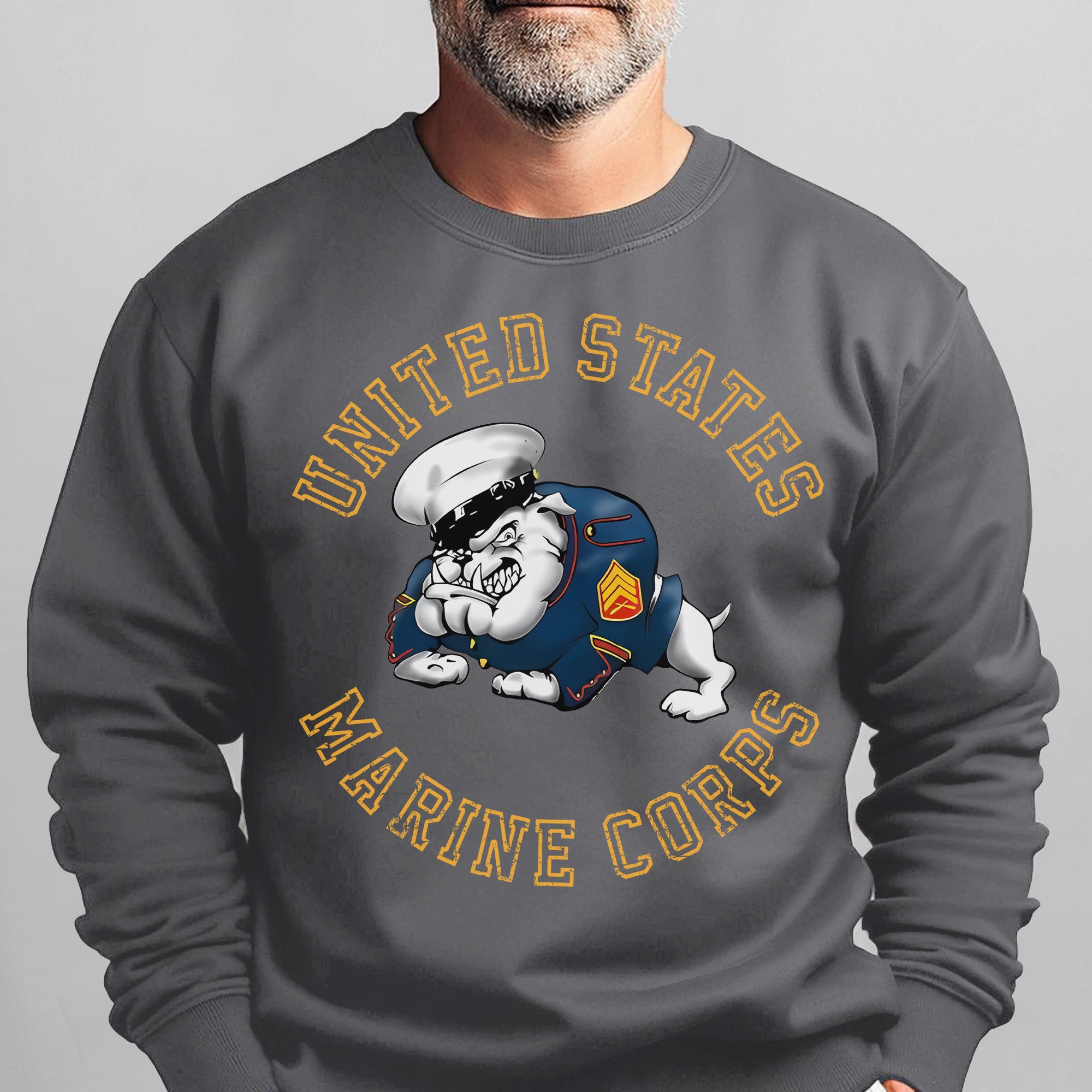 Bulldog United States Marine Corps USMC Sweatshirt