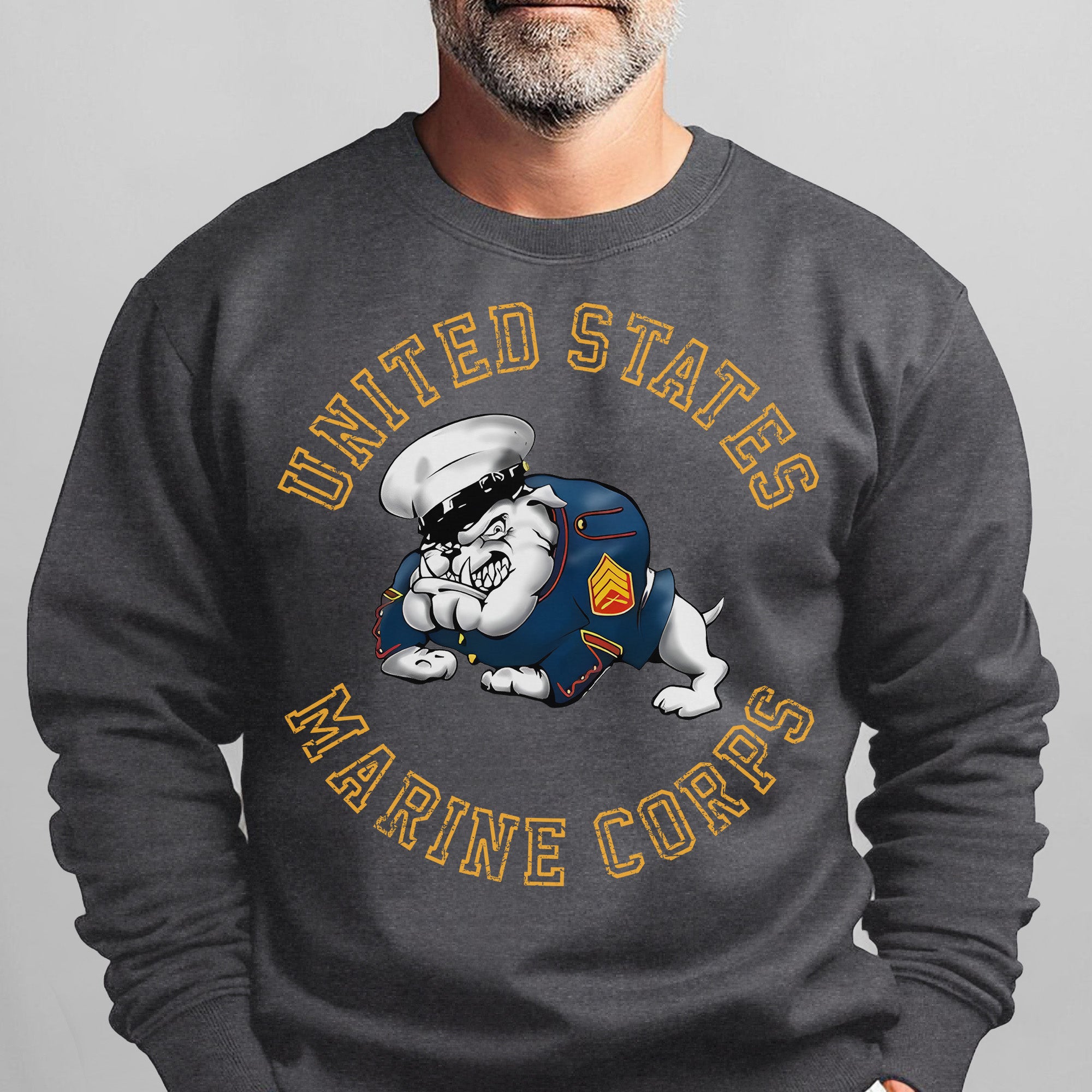 Bulldog United States Marine Corps USMC Sweatshirt