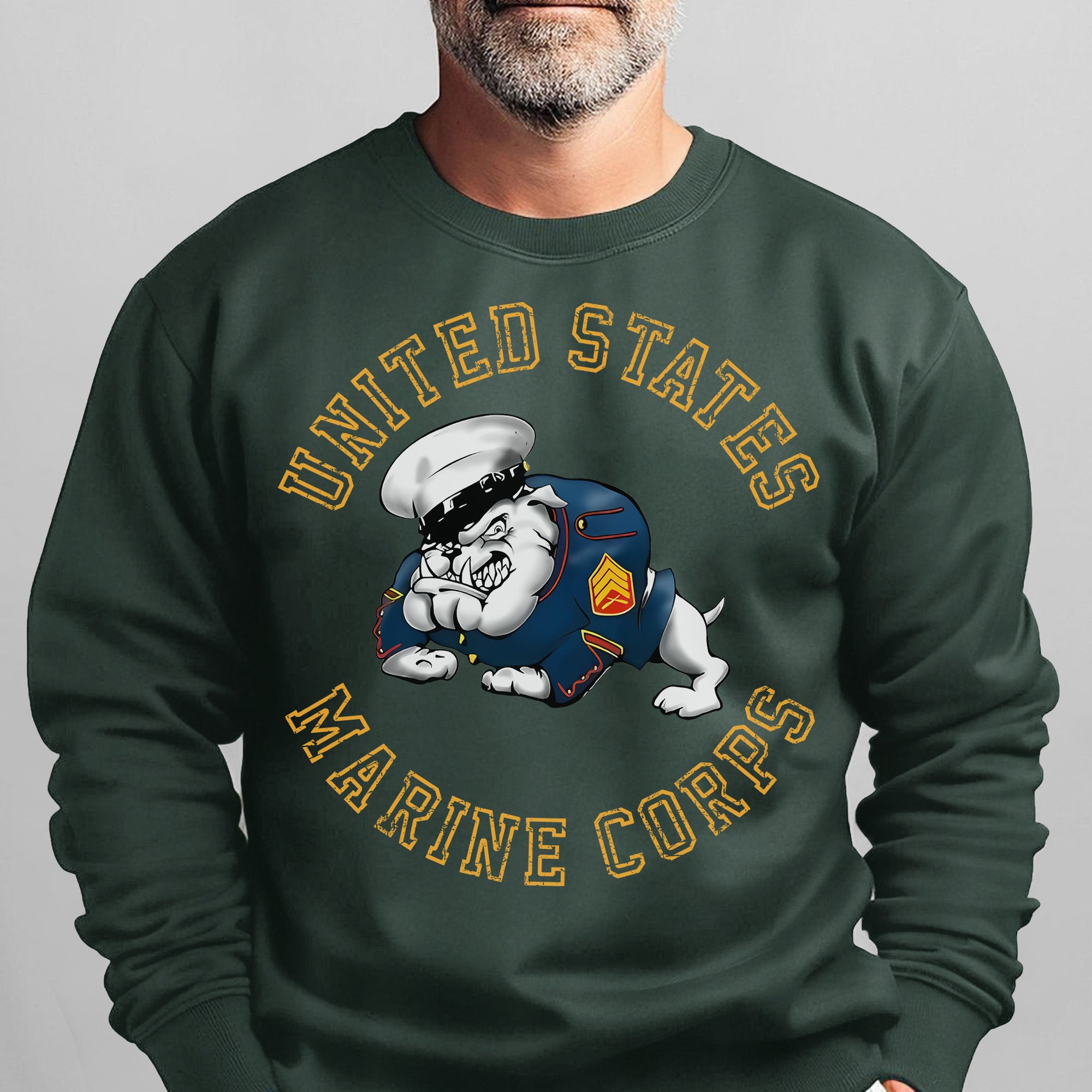 Bulldog United States Marine Corps USMC Sweatshirt