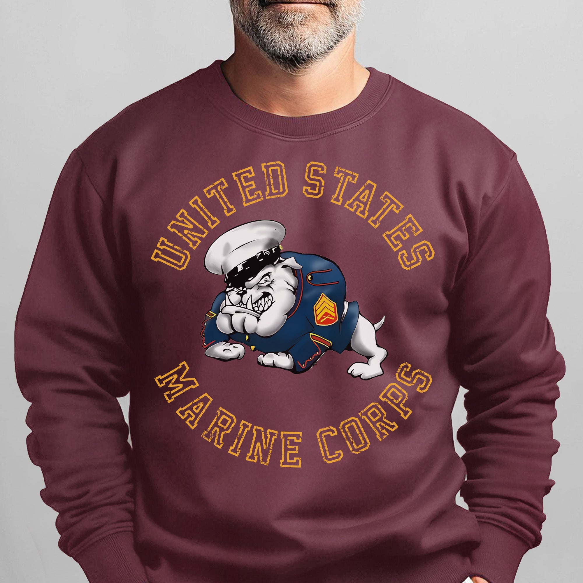 Bulldog United States Marine Corps USMC Sweatshirt