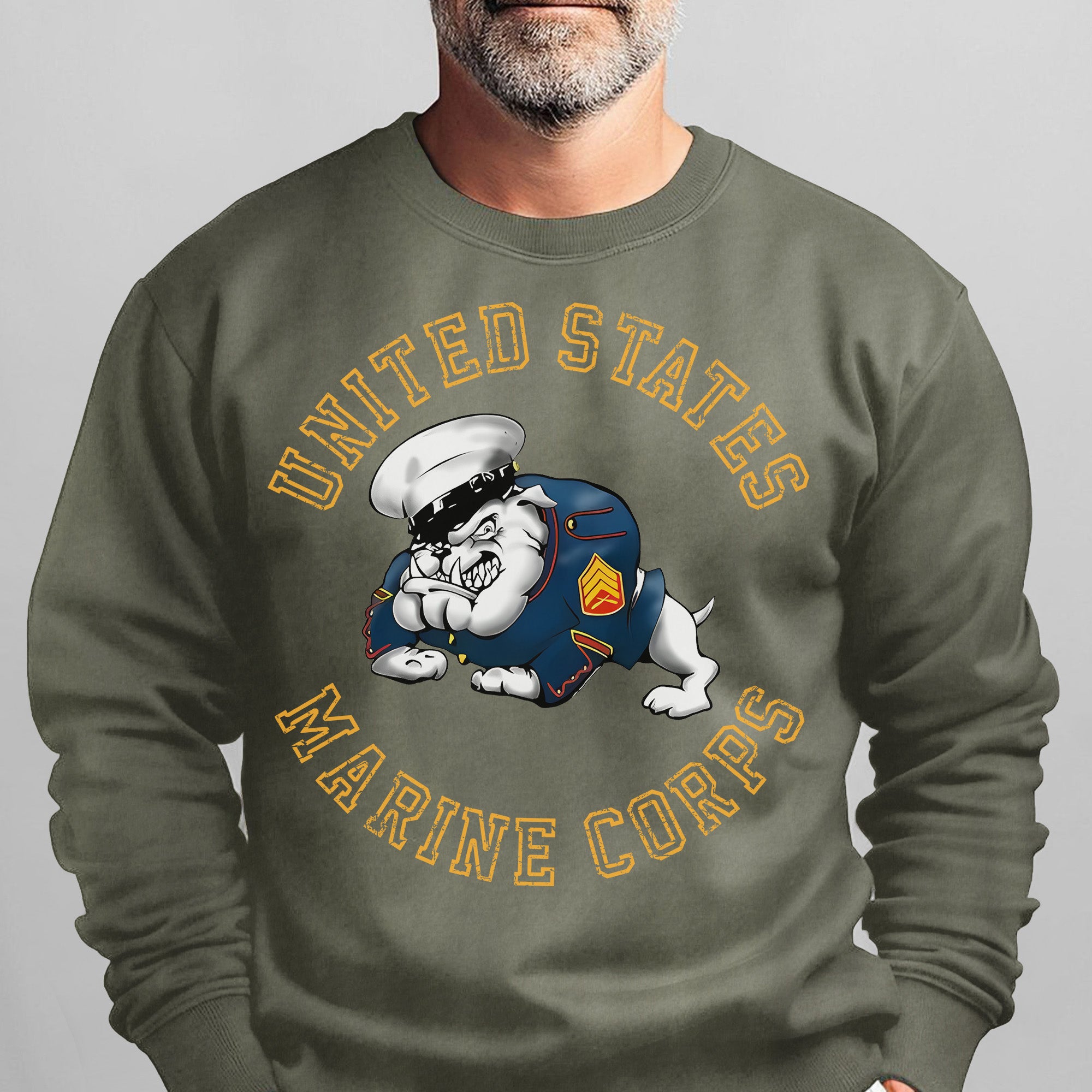 Bulldog United States Marine Corps USMC Sweatshirt