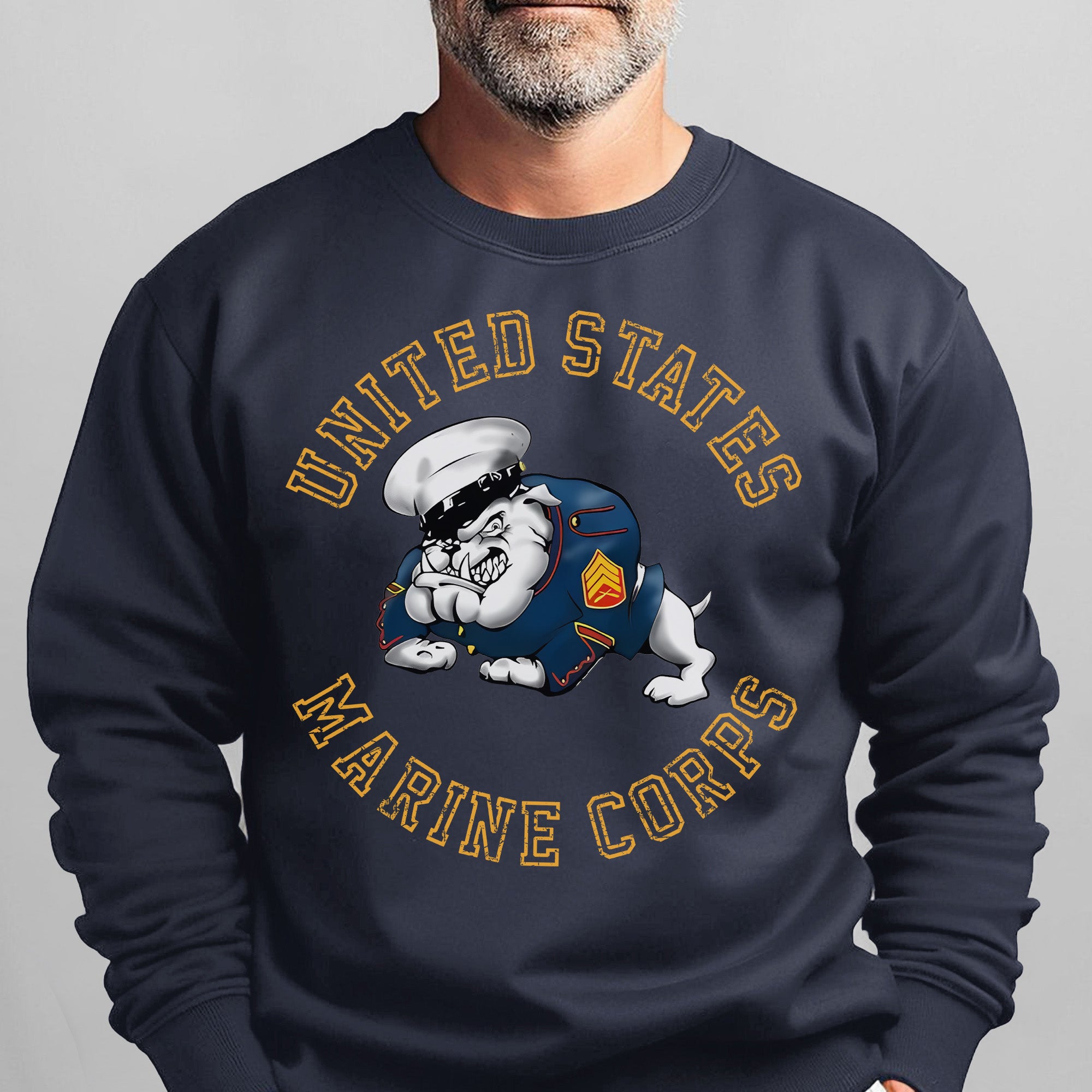 Bulldog United States Marine Corps USMC Sweatshirt