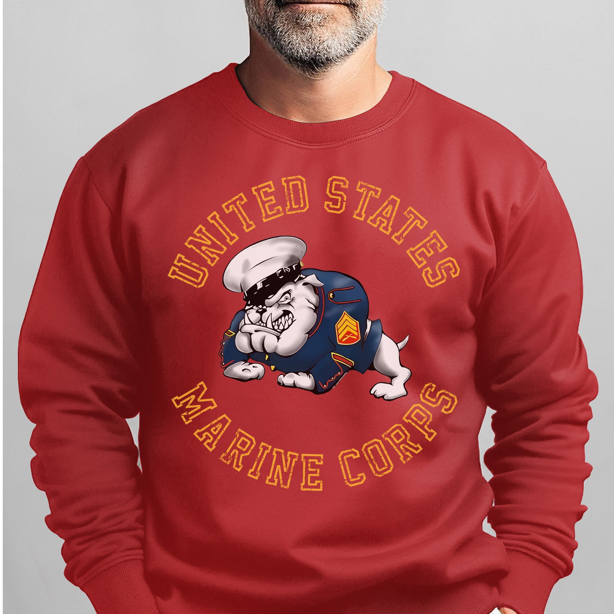 Bulldog United States Marine Corps USMC Sweatshirt