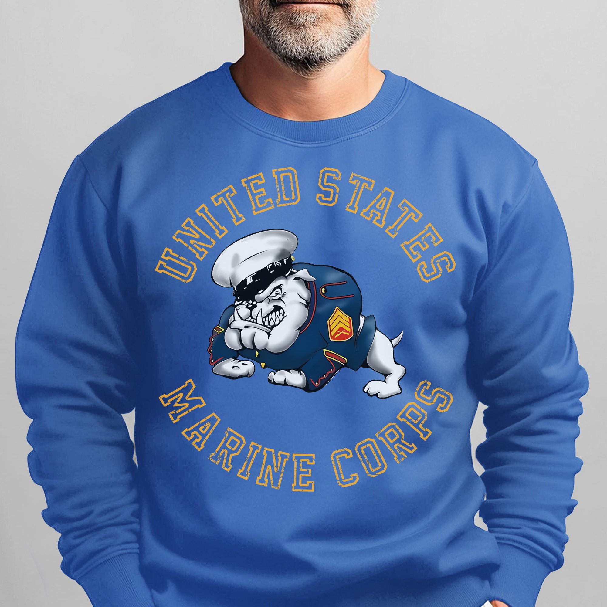 Bulldog United States Marine Corps USMC Sweatshirt