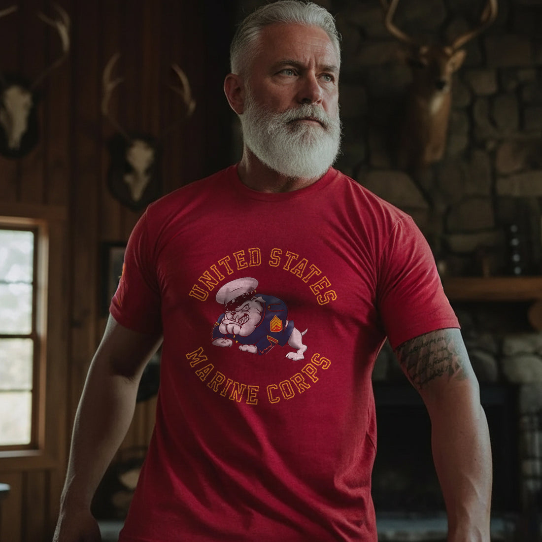 Bulldog United States Marine Corps USMC T-Shirt